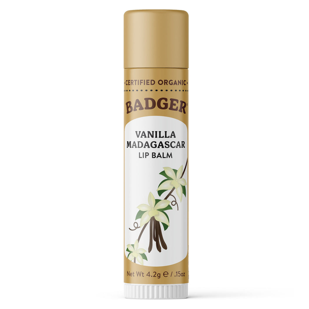 organic lip balm vanilla madagascar